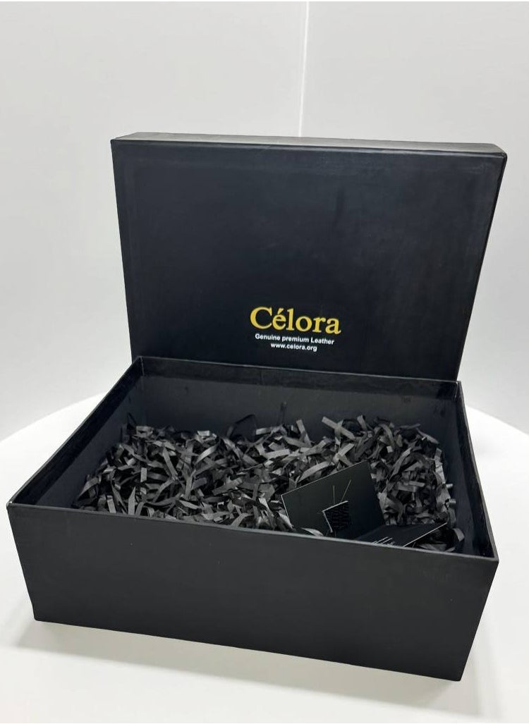 Elegant ladies Natural Leather Wallet | For Cards, Cash, Coins & Document- celora