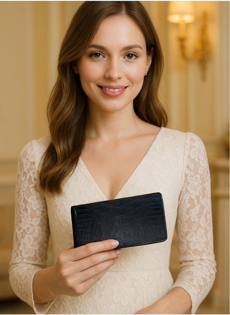 Elegant ladies Natural Leather Wallet | For Cards, Cash, Coins & Document- celora