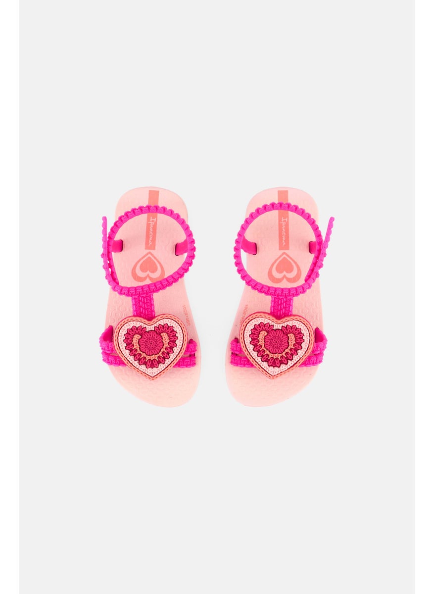 Toddlers Girl My First V Baby Adjustable Buckle Sandals, Pink