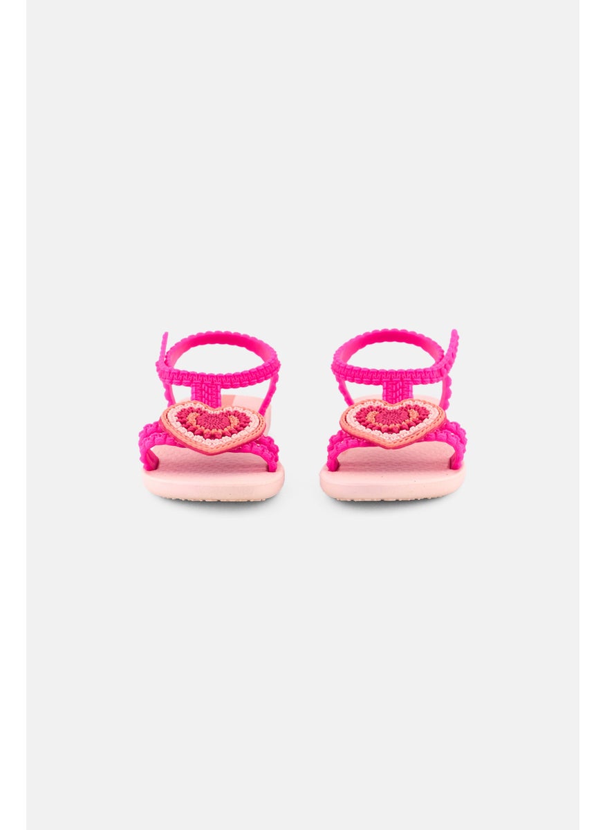 Toddlers Girl My First V Baby Adjustable Buckle Sandals, Pink