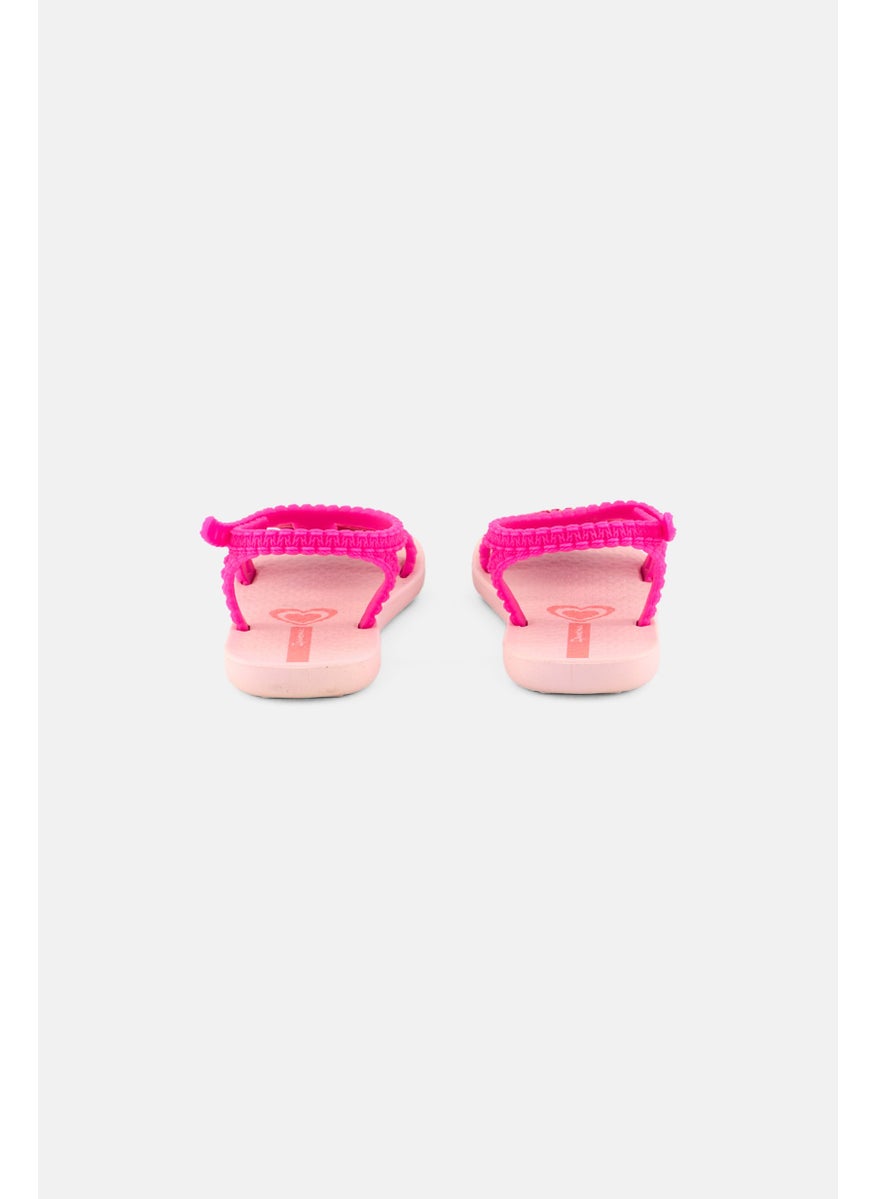 Toddlers Girl My First V Baby Adjustable Buckle Sandals, Pink
