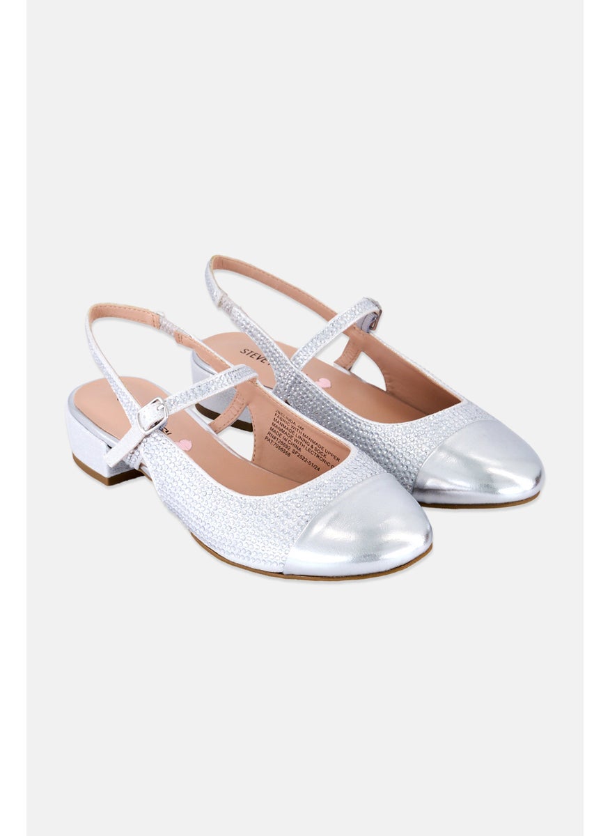 Kids Girl Jbelinda Adjustable Sandals, Silver