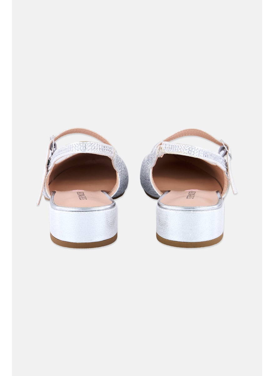 Kids Girl Jbelinda Adjustable Sandals, Silver