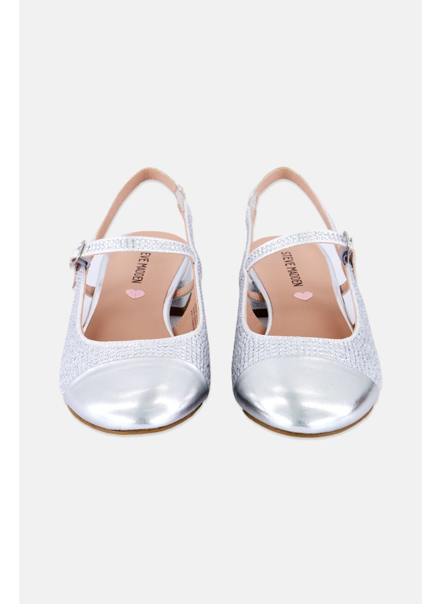 Kids Girl Jbelinda Adjustable Sandals, Silver