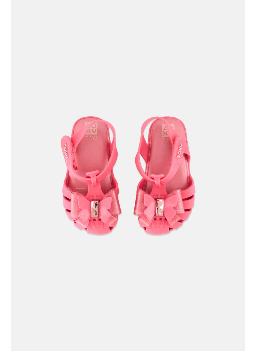 Toddlers Girl Velcro Sandals, Pink