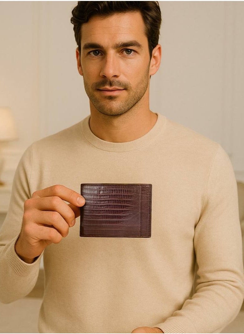 Men’s Genuine Leather Wallet with Built-in Card Holder –celora