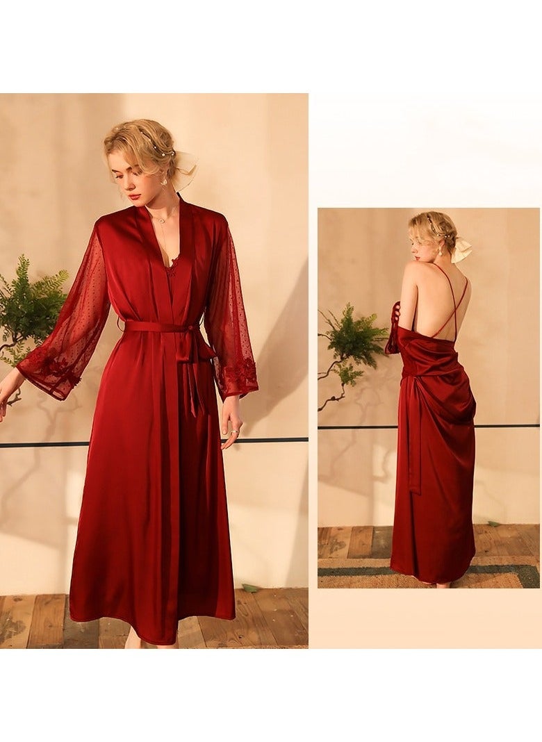 Women Cardigan Bathrobe