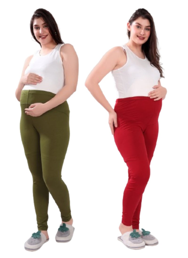 TUMMY Maternity Legging Combo Pack of 2PC
