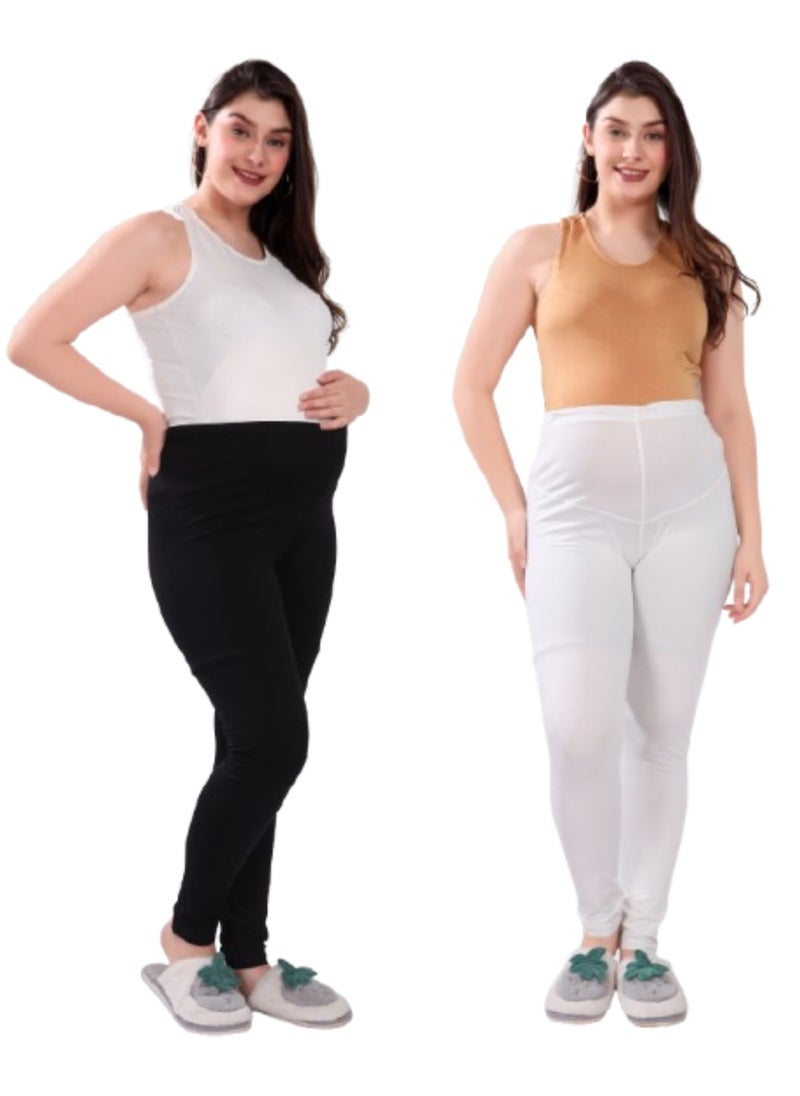 TUMMY Maternity Legging Combo Pack of 2