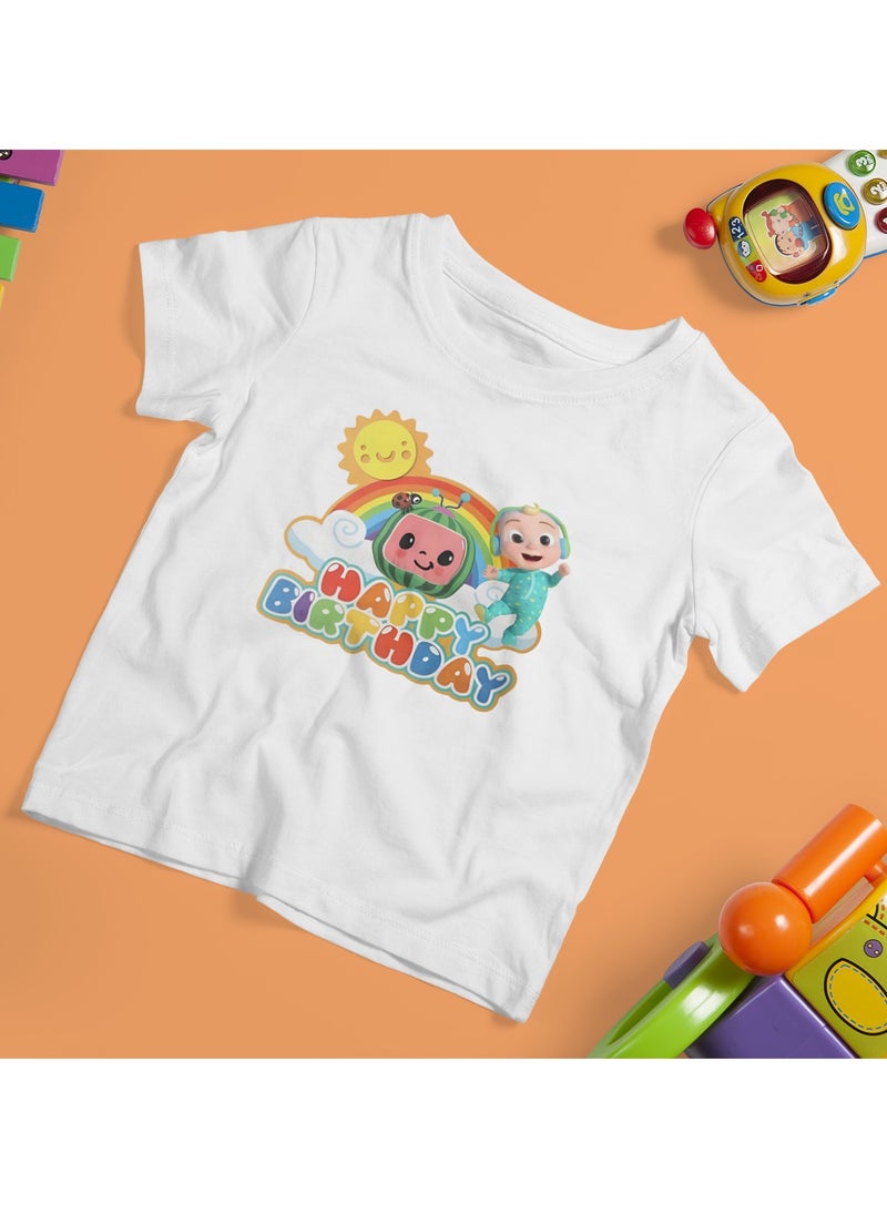 Happy Birthday Cocomelon Kid's t-shirt