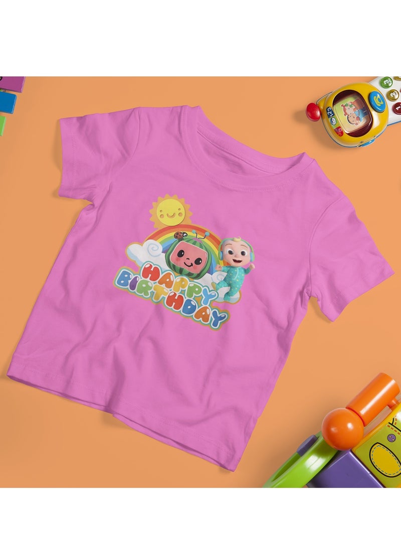 Happy Birthday Cocomelon Kid's t-shirt