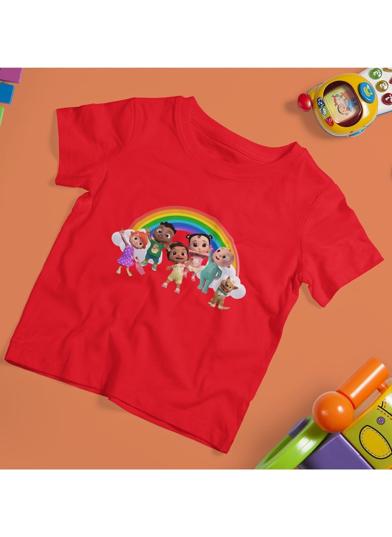 Rainbow & Cocomelon Friends Kid's T-Shirt