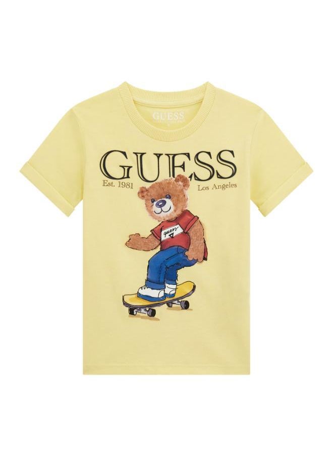 Kids Printe Crew Neck T-Shirt