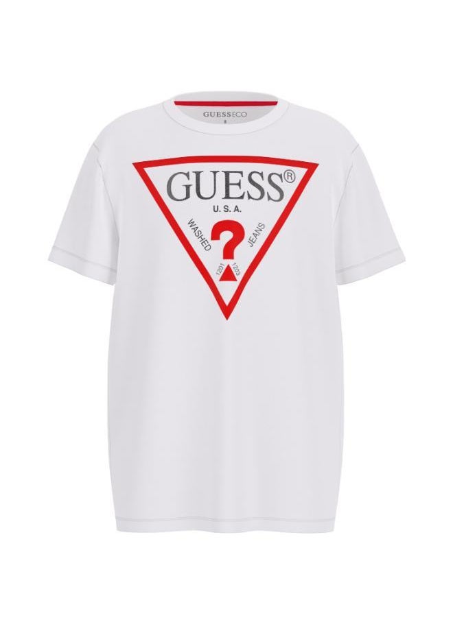 Kids Slogn Crew Neck T-Shirt