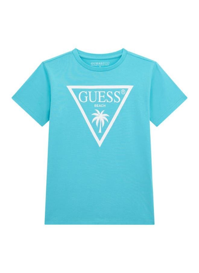 Kids Slogn Crew Neck T-Shirt