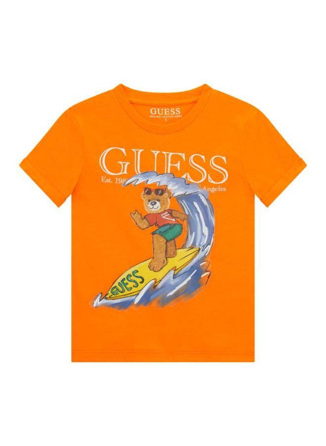 Kids Printe Crew Neck T-Shirt