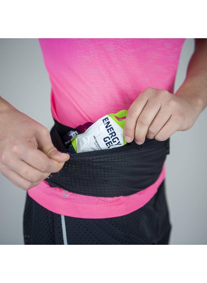 Kiprun BY DECATHLON,Running Belt For Carrying Hydration Flask (2 X 250 Ml), Energy Gels, Keys, Phone