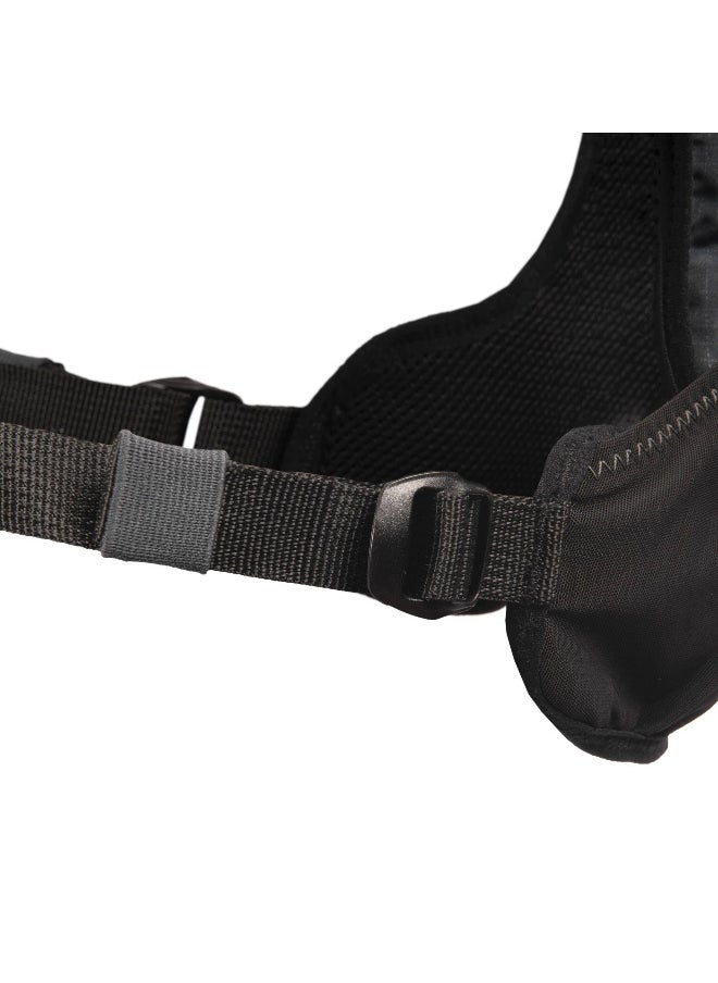 UNISEX 5L BLACK TRAIL RUNNING BAG - SOLD WITH 1L WATER BLADDER
