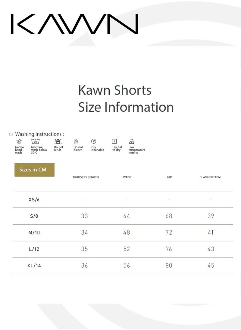 KAWN YOGA Womens High Waist Contour Seamless Workout Sport Yoga Shorts Tummy Control With Pockets.