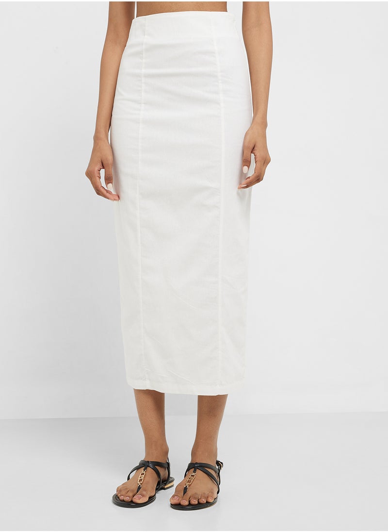 Halter Neck Crop Top & Maxi Skirt Set