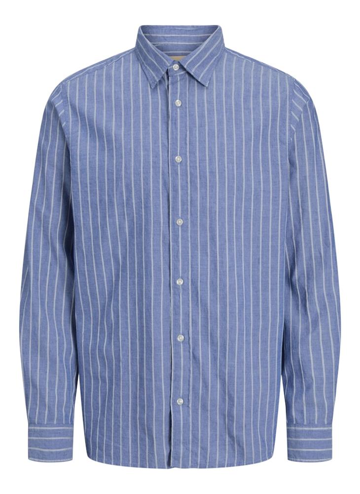 JPRBLULIAM DOBBY STRIPE L/S SHIRT