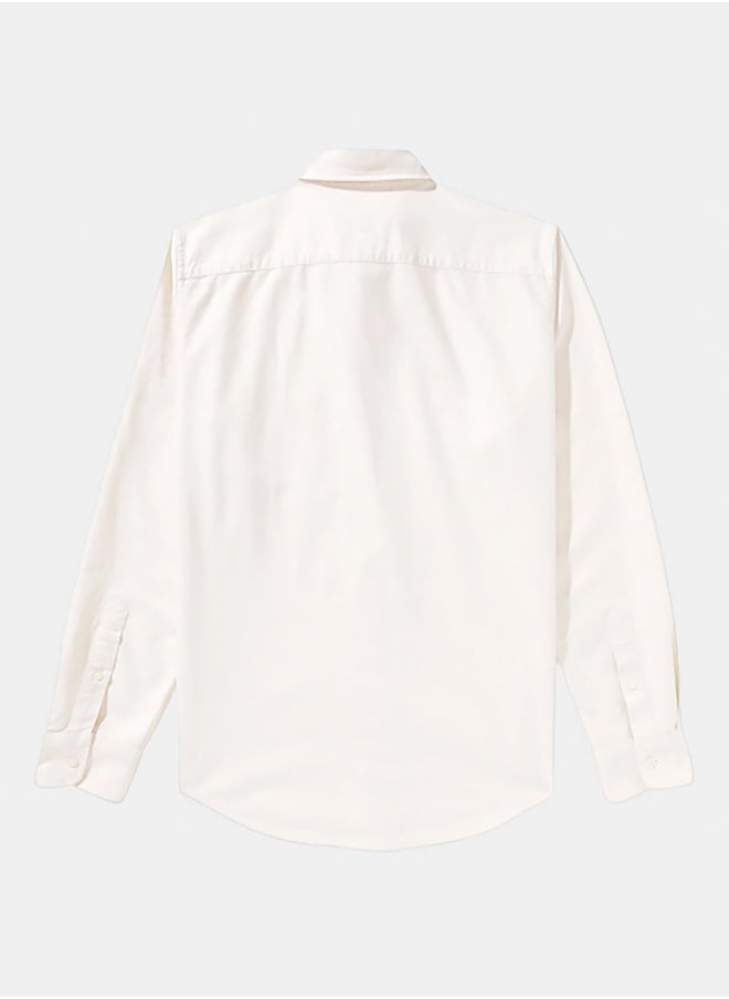 AE Everyday Striped Oxford Button-Up Shirt
