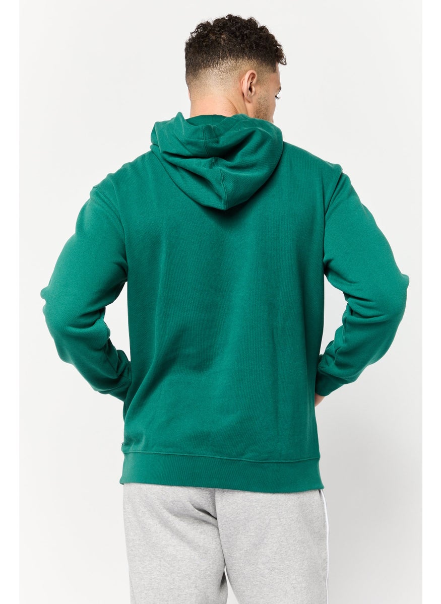 Men Sportswear Fit Long Sleeve Outdoor Sweatshirt, Green