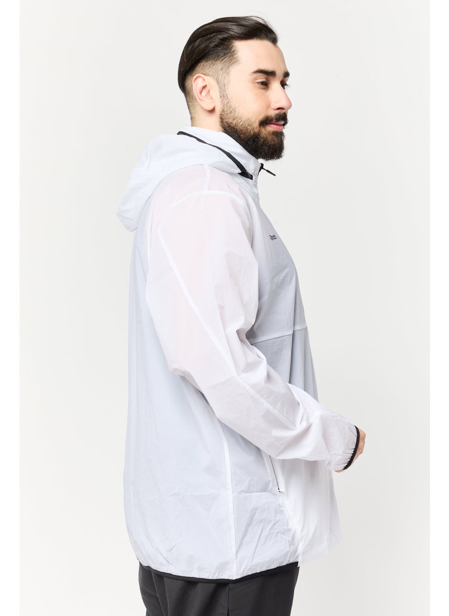 Men Sportswear Fit Training Hooded Sweatshirt, White