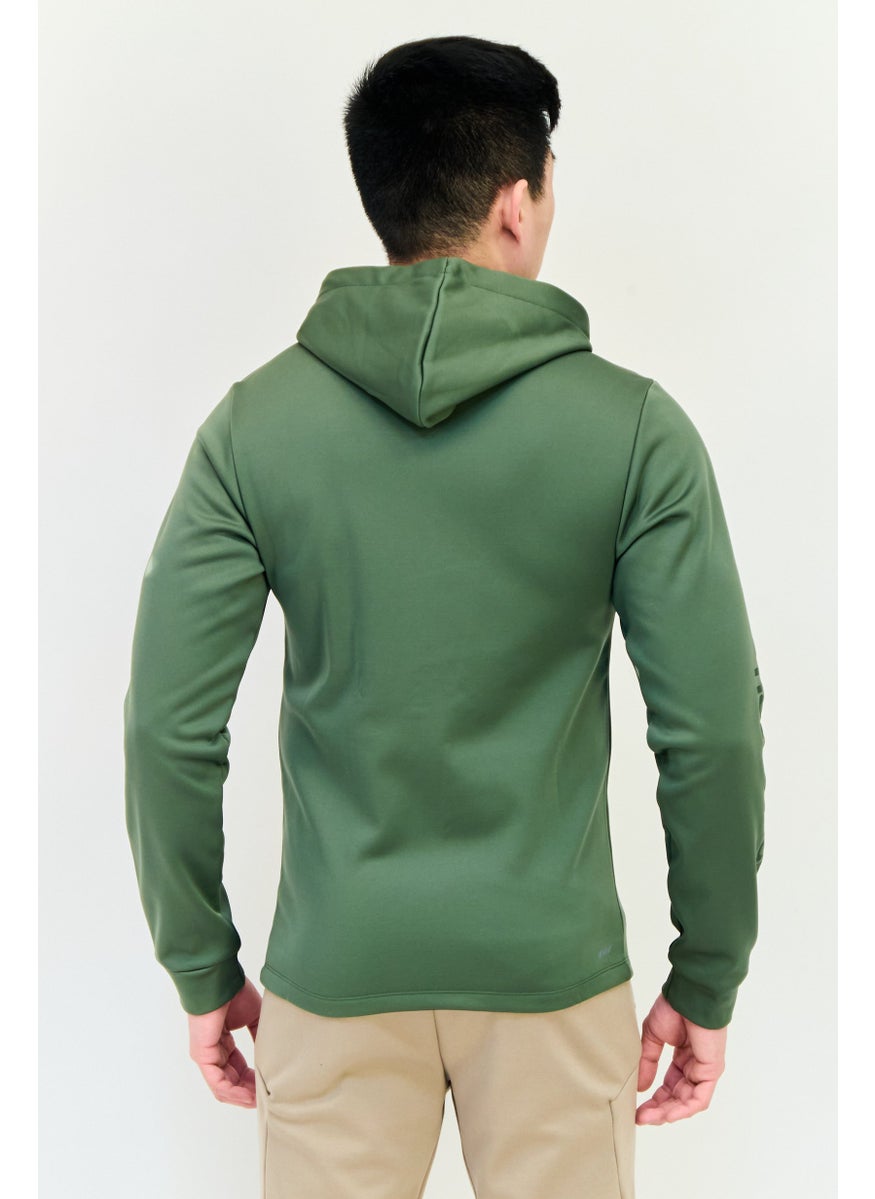 Men Sportswear Fit Long Sleeves Training Sweatshirt, Green