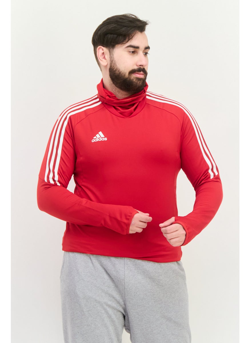 Men Sportswear Fit Long Sleve Training Sweatshirt, Red