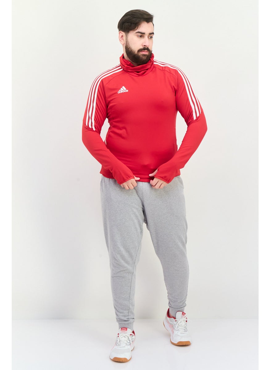 Men Sportswear Fit Long Sleve Training Sweatshirt, Red