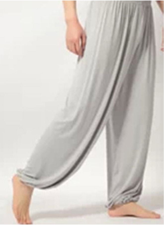 Low Rise Trousers Light Grey