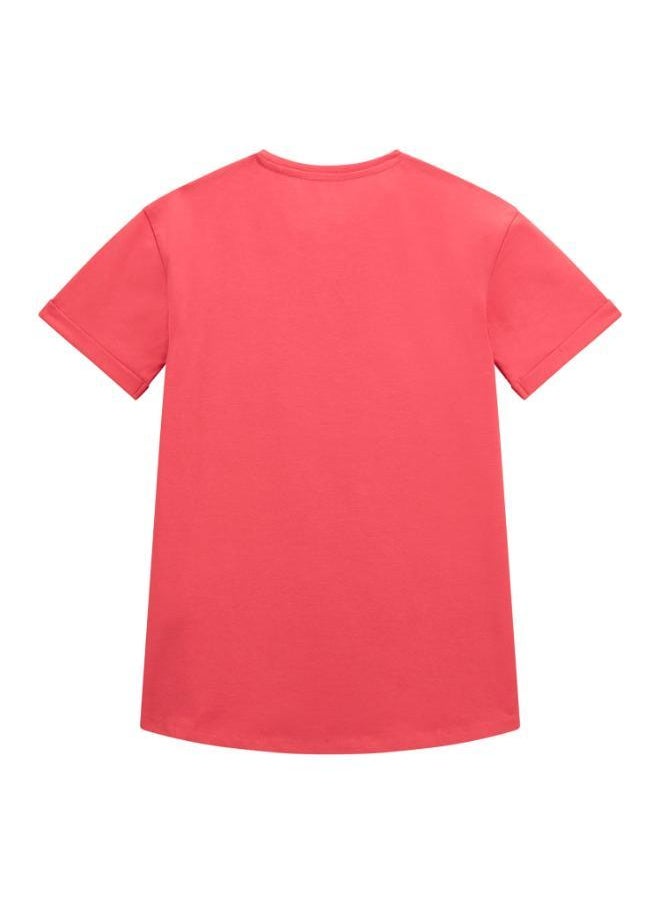 Kids Graphic Print Crew Neck T-Shirt