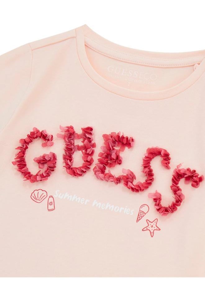 Kids Printe Crew Neck T-Shirt