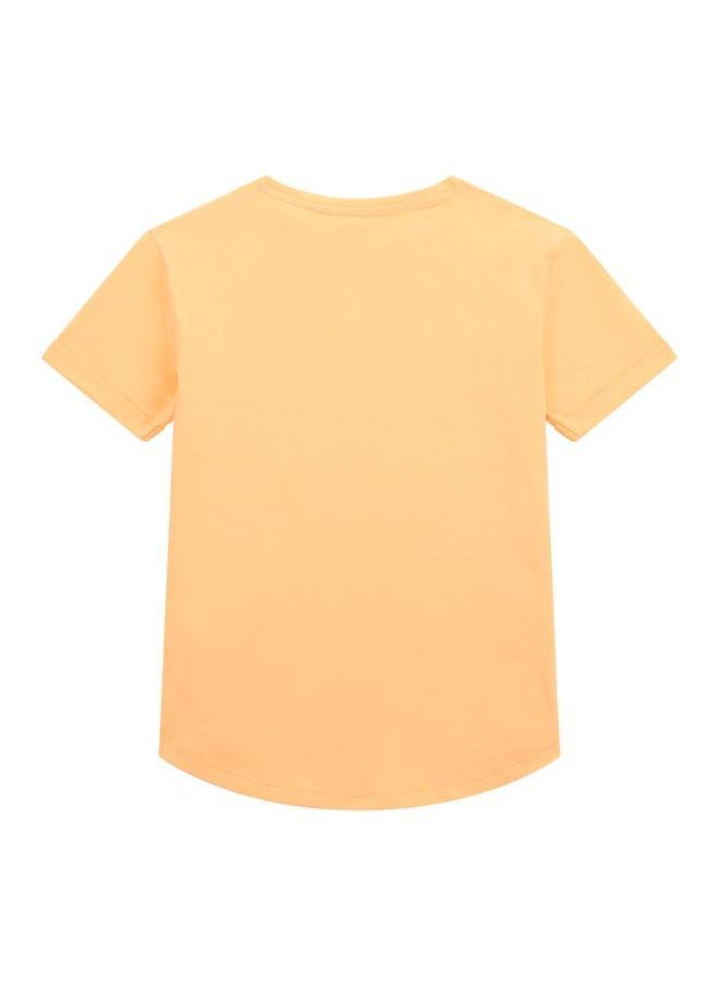 Kids Slogan Crew Neck T-Shirt