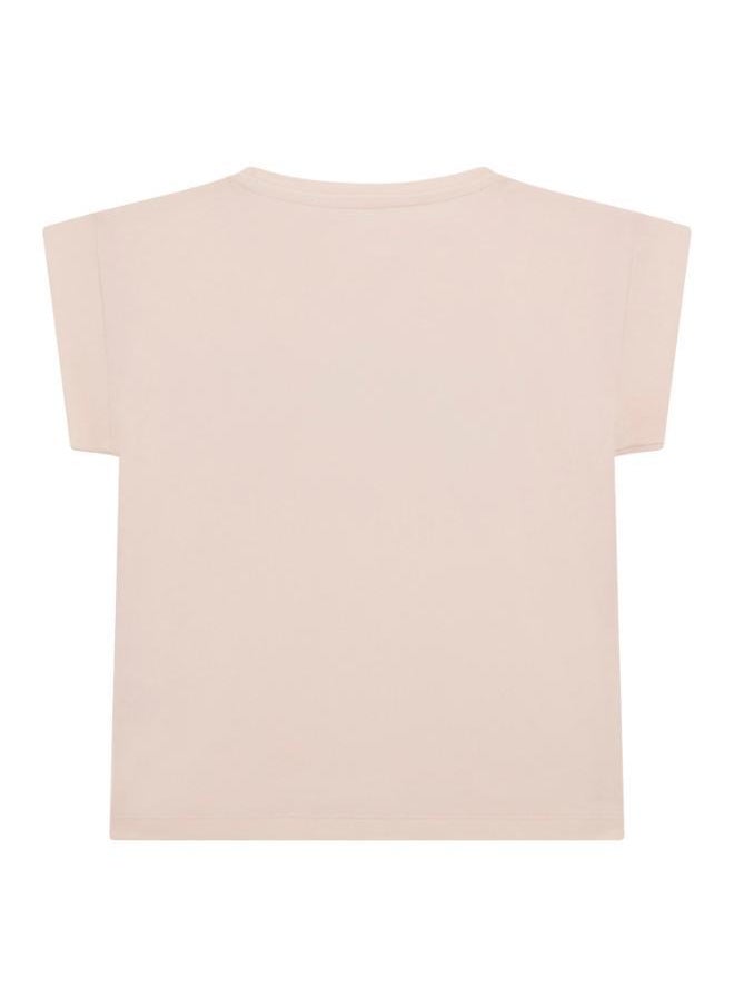 Kids Slogan Crew Neck T-Shirt