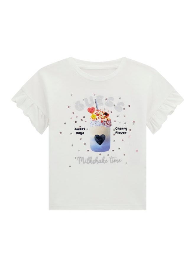 Kids Printed Crew Neck T-Shirt