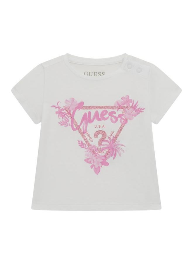 Kids Printed Crew Neck T-Shirt