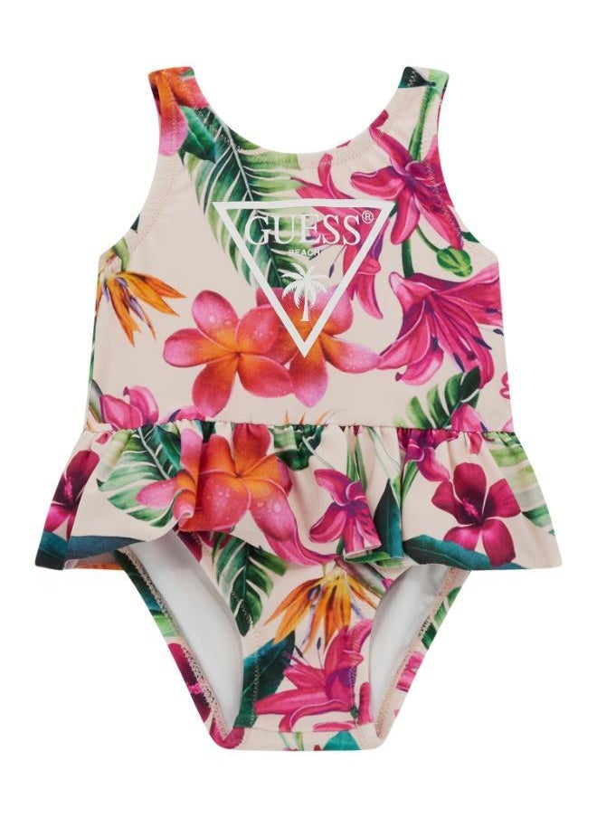 Kind Printed Onesies Swimsuit