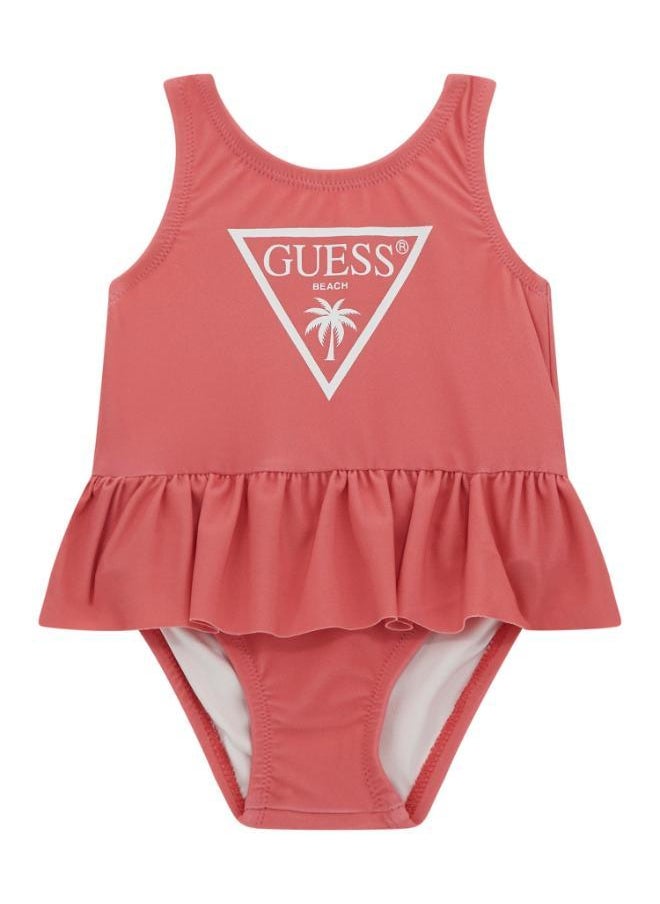 Kind Slogan Onesies Swimsuit