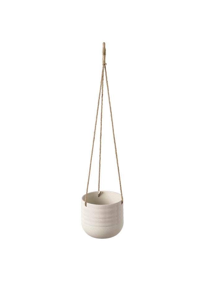 Hanging planter, light grey, 12 cm