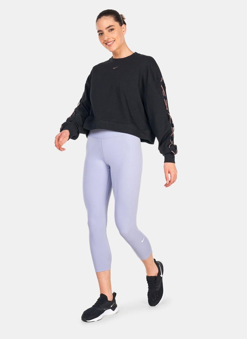 Women's Dri-FIT Get Fit French Terry Crewneck Novelty Sweatshirt