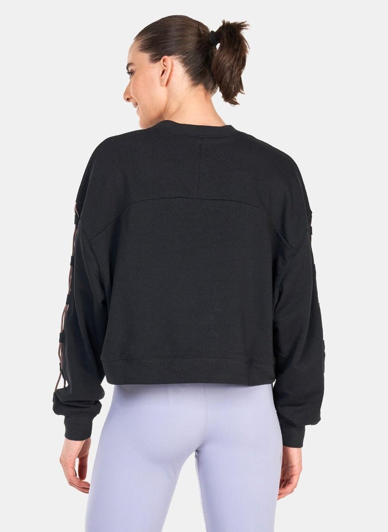 Women's Dri-FIT Get Fit French Terry Crewneck Novelty Sweatshirt