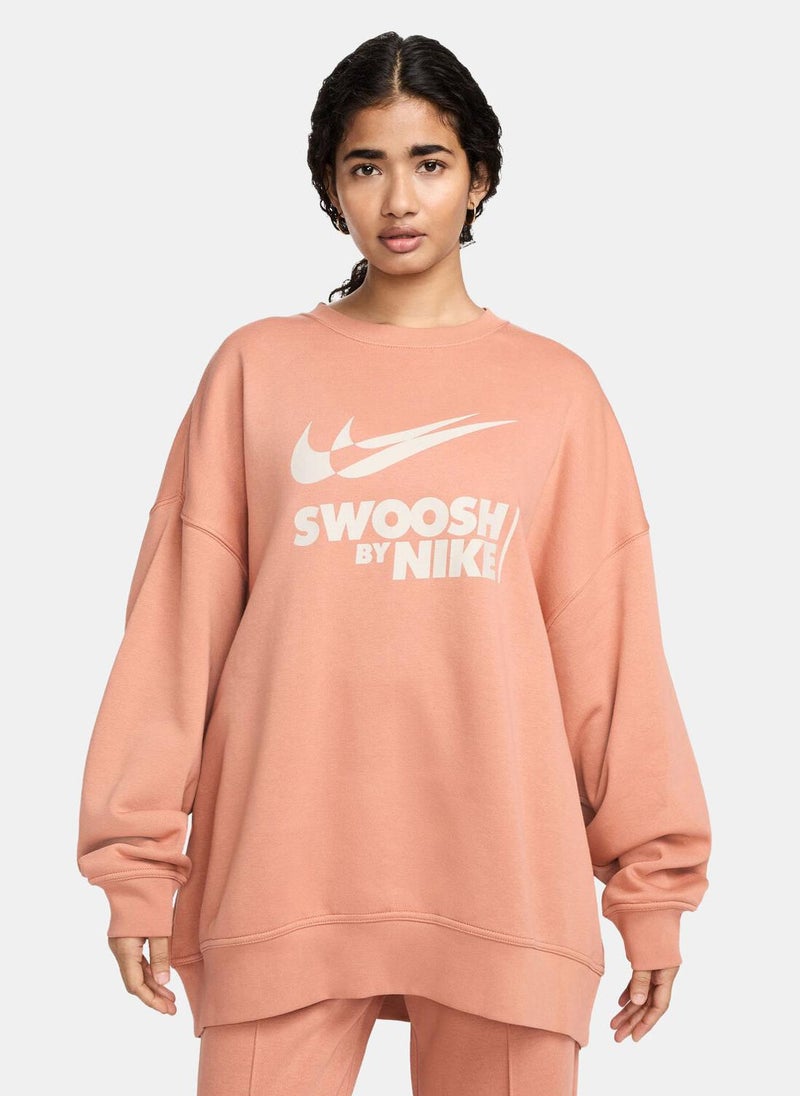 Women's Sportswear Oversized Fleece Sweatshirt