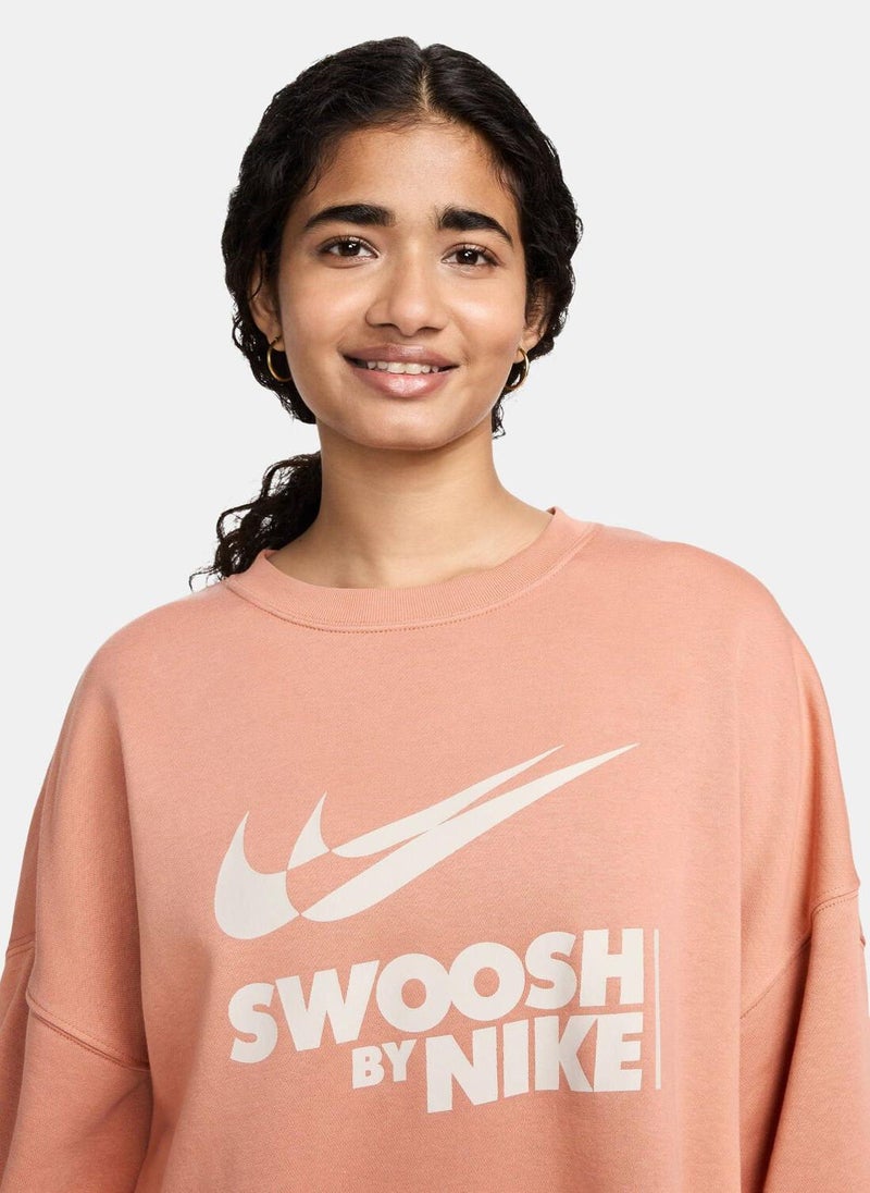 Women's Sportswear Oversized Fleece Sweatshirt