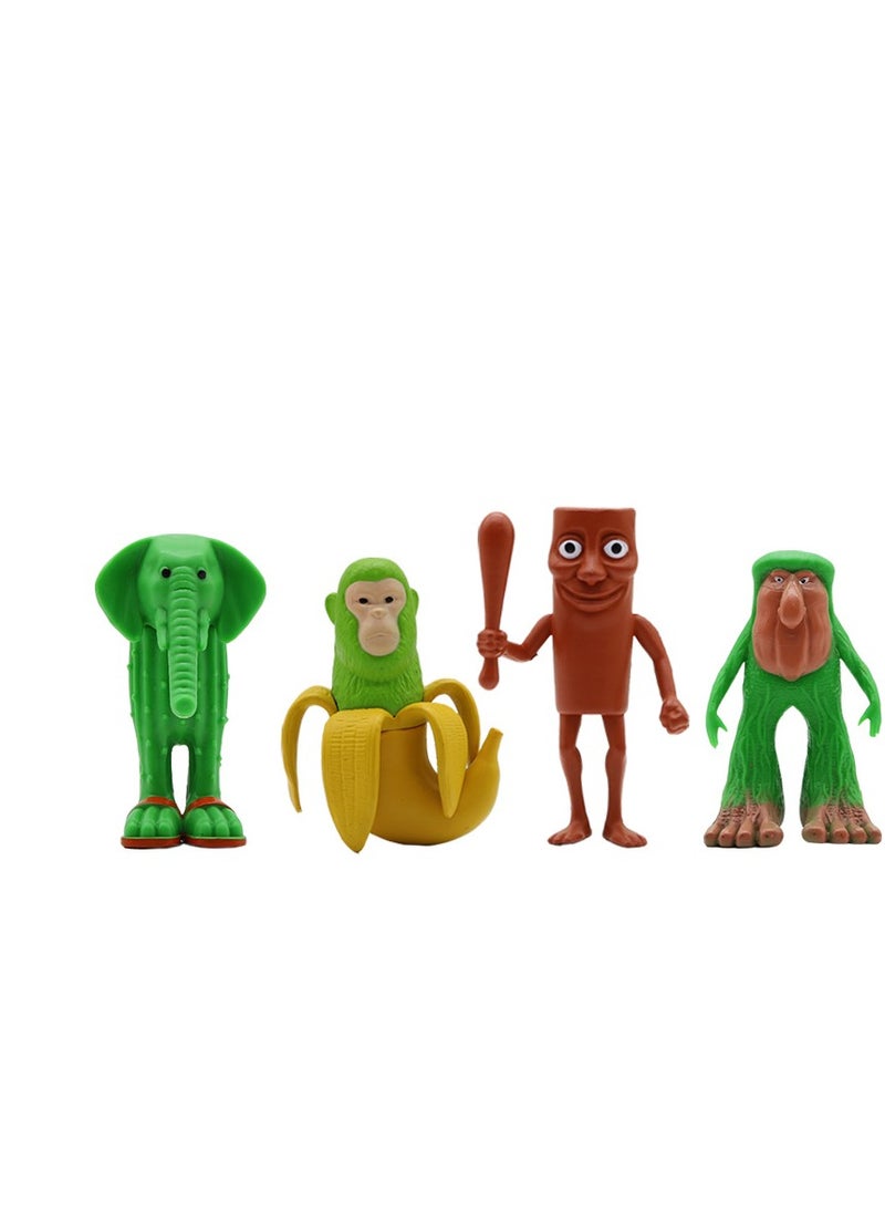 24 pcs TungTungSahur Figure Toys For Fans  Series Figures Model Birthday Cake Toppers