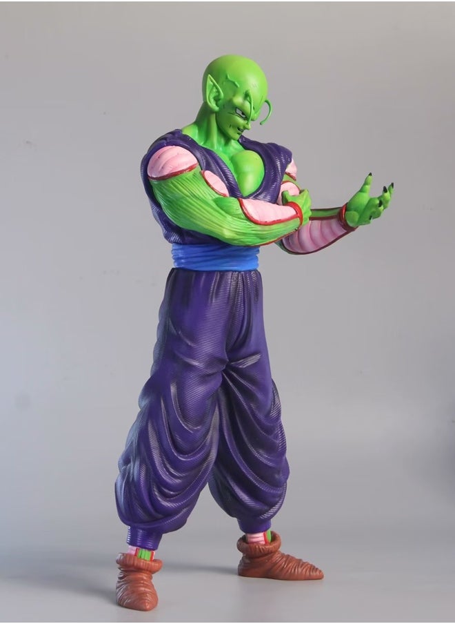 Dragon Ball Piccolo Action Figure Decorative Resin Sculpture Home Decor Statue, Art Figurine Home Ornament Decoration for Office, Living Room, Bedroom, Book Shelf, TV Cabinet, Desktop
