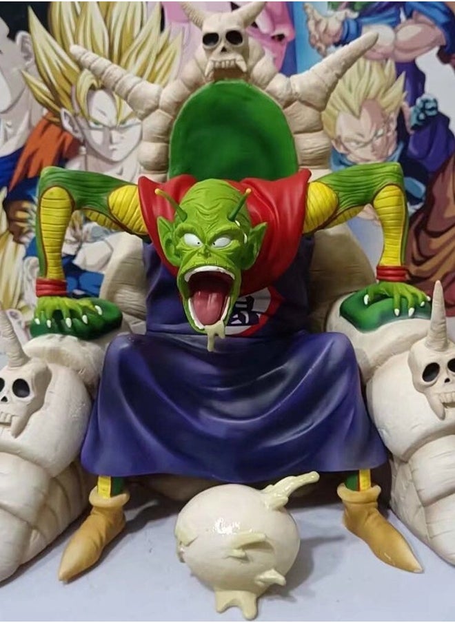 Dragon Ball Piccolo Action Figure Decorative Resin Sculpture Home Decor Statue, Art Figurine Home Ornament Decoration for Office, Living Room, Bedroom, Book Shelf, TV Cabinet, Desktop