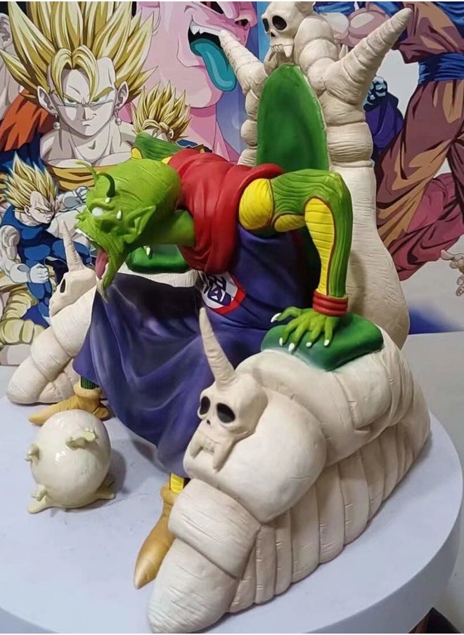 Dragon Ball Piccolo Action Figure Decorative Resin Sculpture Home Decor Statue, Art Figurine Home Ornament Decoration for Office, Living Room, Bedroom, Book Shelf, TV Cabinet, Desktop