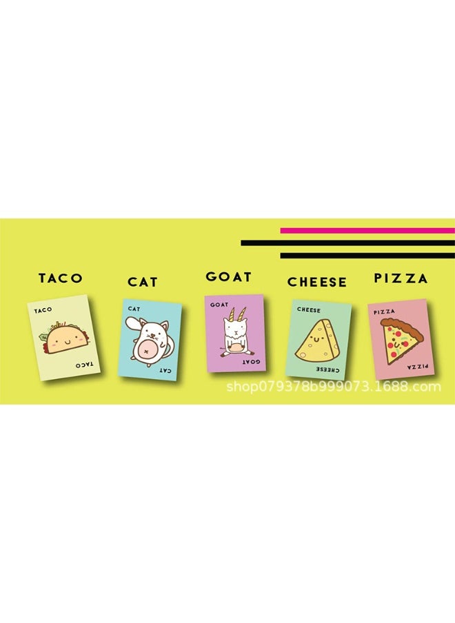 Taco Cat Goat Cheese Pizza Party Game